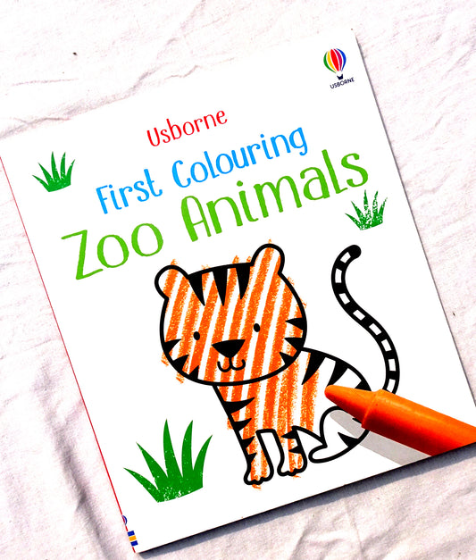 First Colouring - Zoo Animals