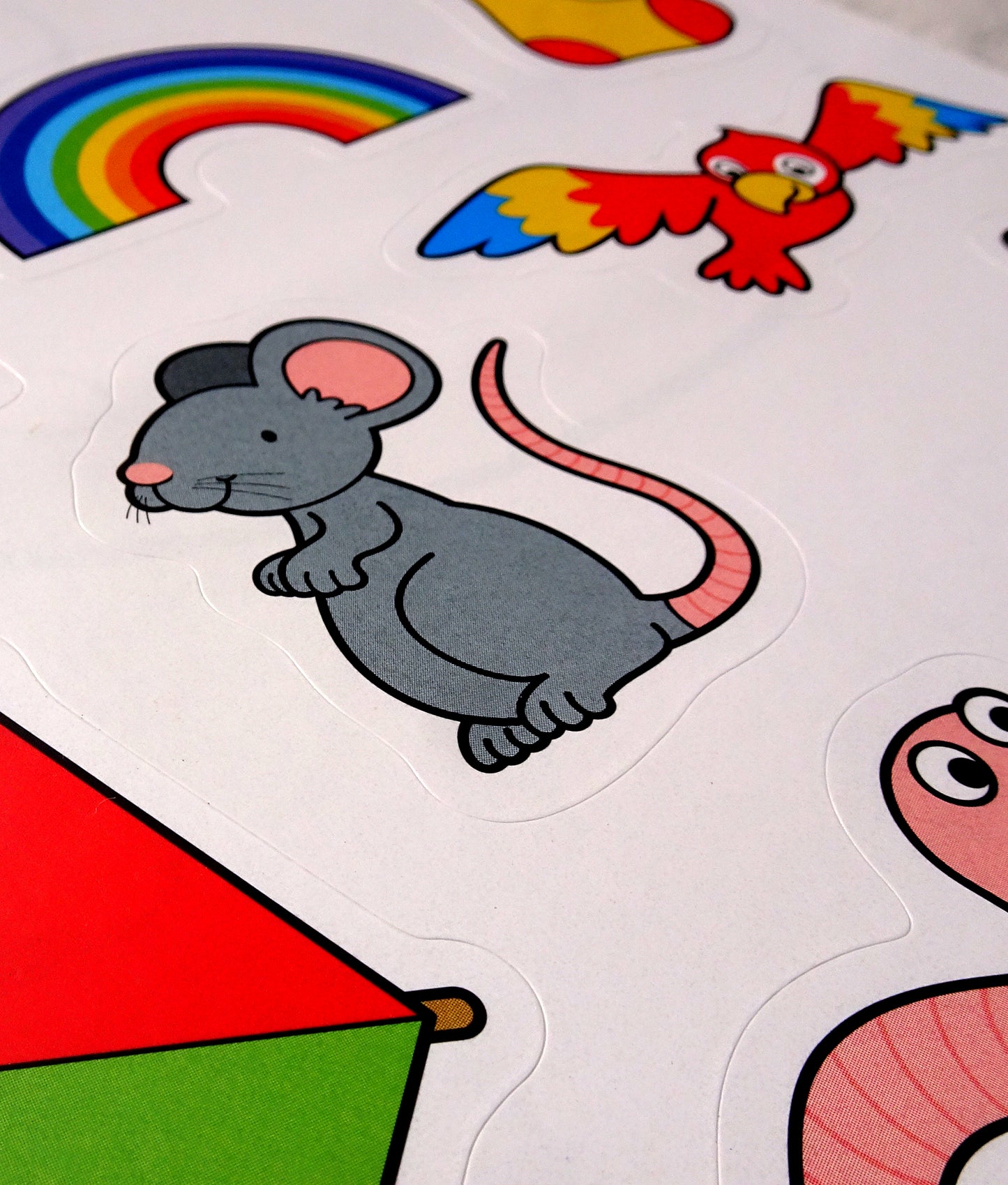 ABC Sticker colouring book