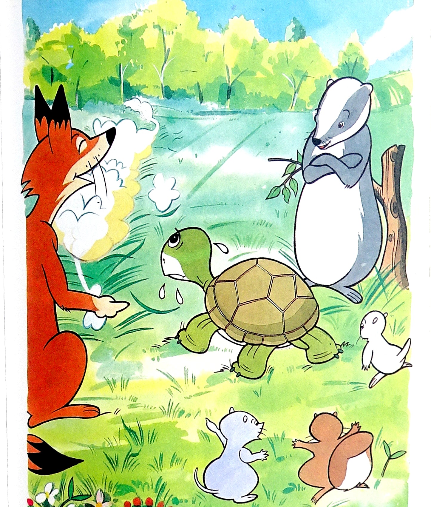 The hare and the tortoise