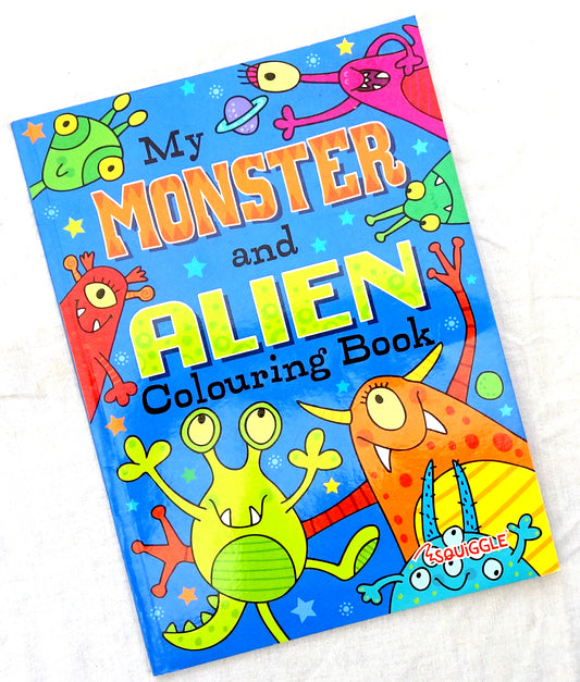 My monster and alien - colouring book