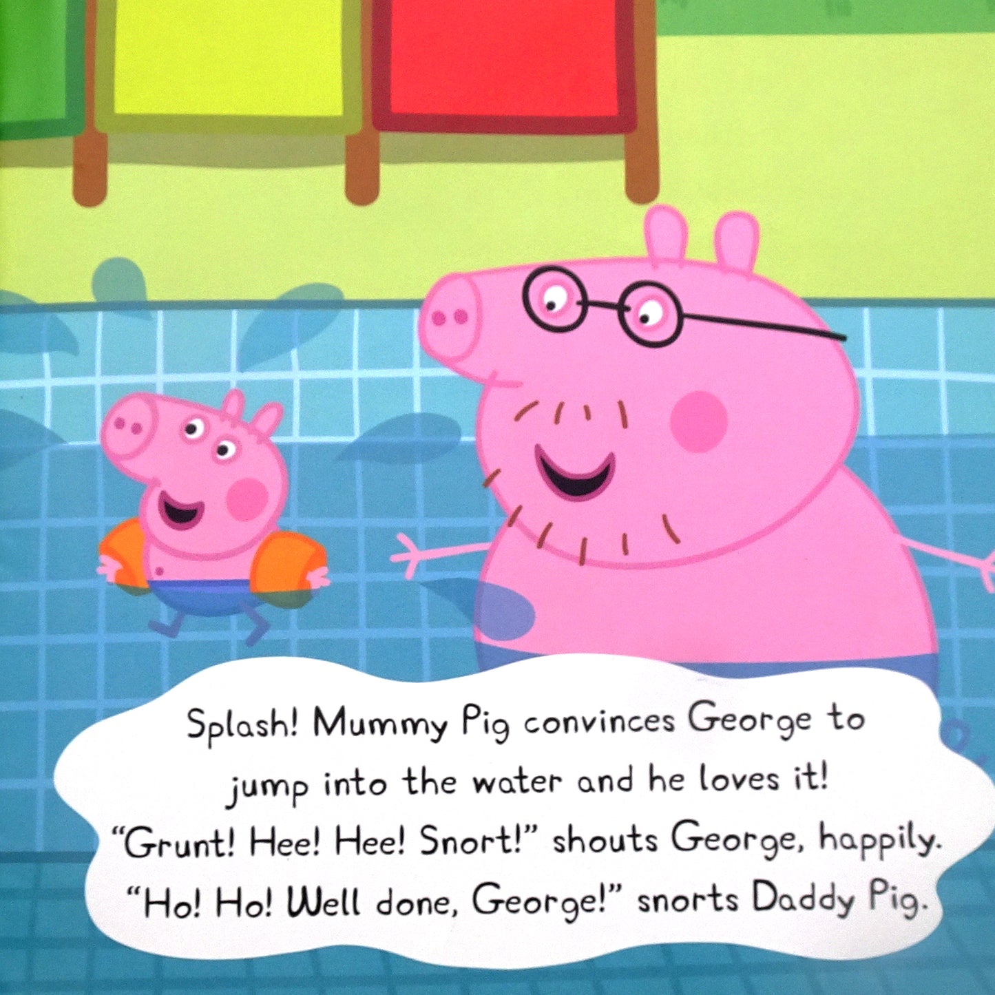 Peppa pig - Peppa goes swimming