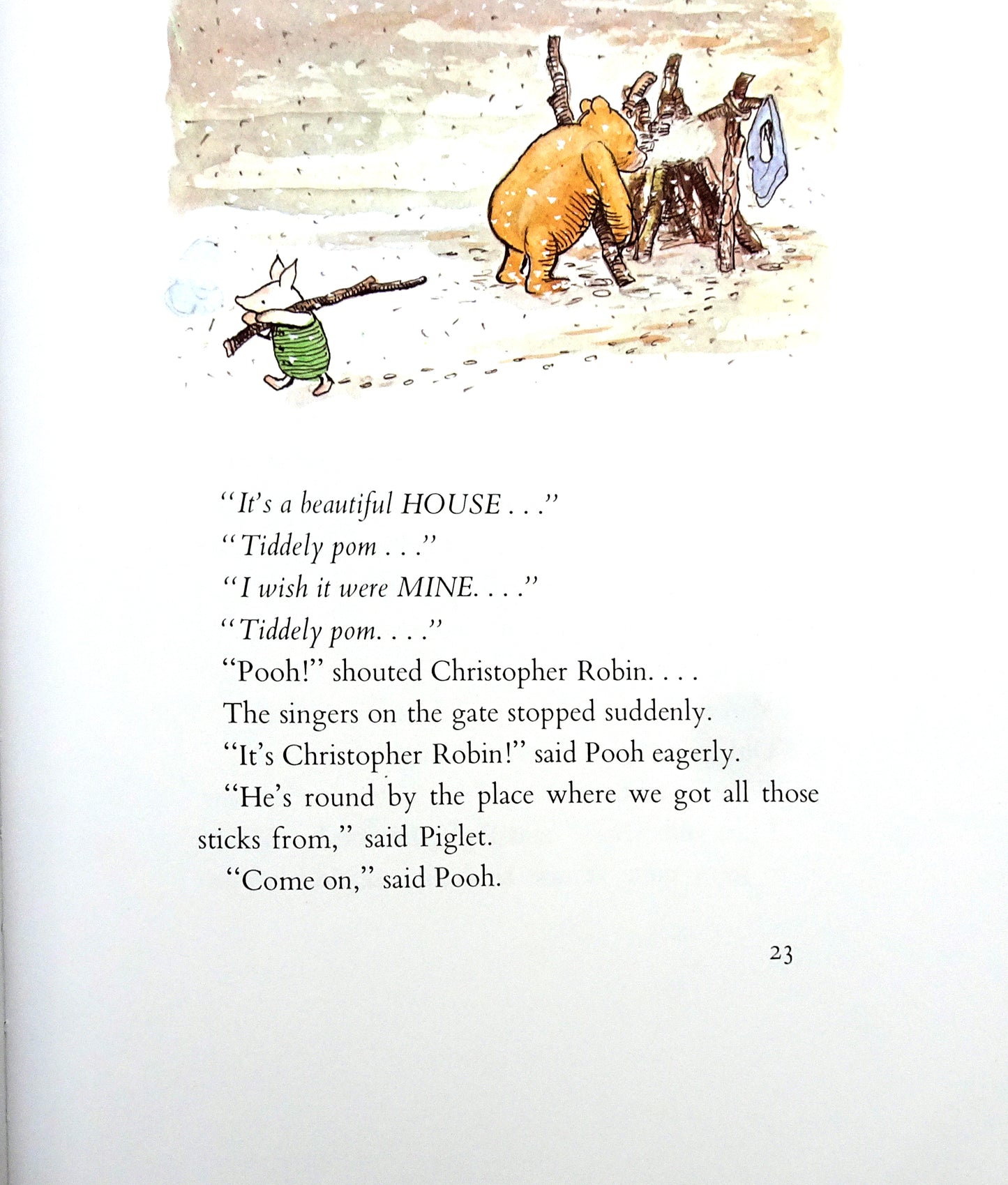 The pooh story book