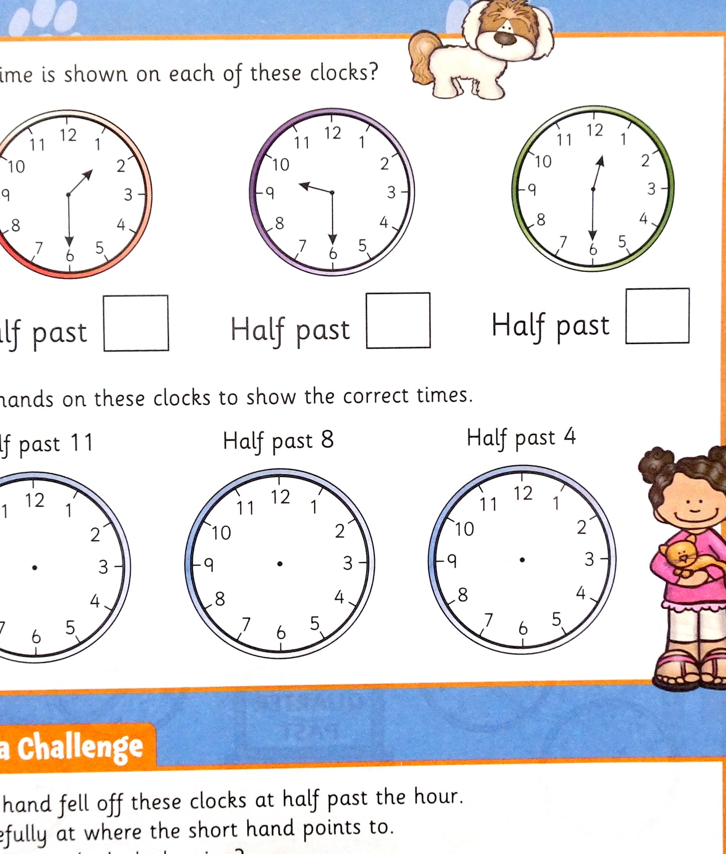 Tellimg the time - Activity book