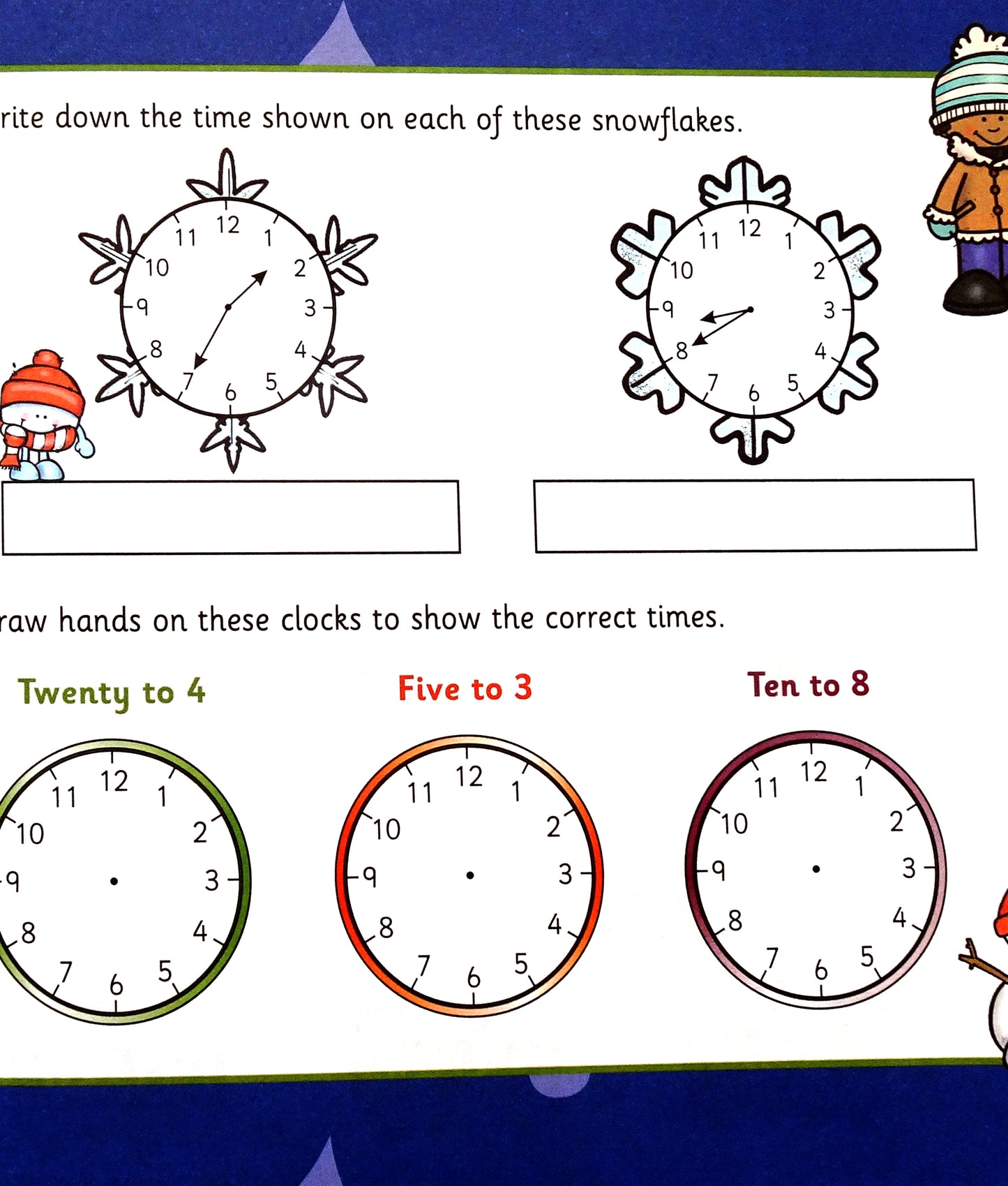 Tellimg the time - Activity book